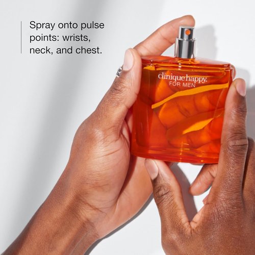 Clinique Happy For Men Cologne Spray - Refreshing Kaffir Lime & Mandarin Notes | 3.4 oz