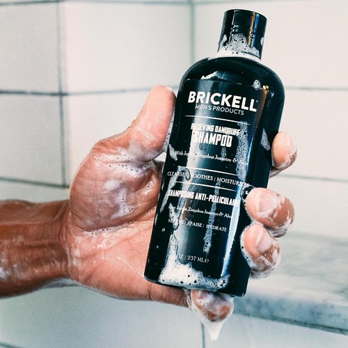 Brickell Men's Dandruff Shampoo and Conditioner Set - All-Natural Hair Care Routine | Refreshing Scent