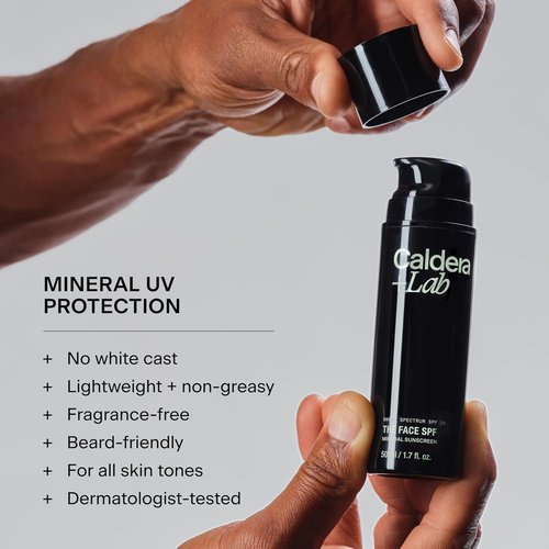 Caldera + Lab Mineral Sunscreen SPF 30 - No White Cast Face Protection for All Skin Types