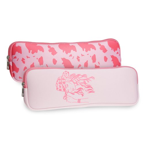Body PrescriptionsHair Tools Caddy with Stylish Design, Heat Resistant and Hand-Washable Neoprene Hair Styling Tools Case, Pink Cowgirl