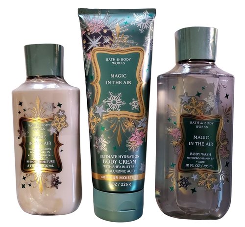 Bath & Body Works Magic In The Air Body Gel Wash, Lotion & Hydration Cream Set - 3 Pieces