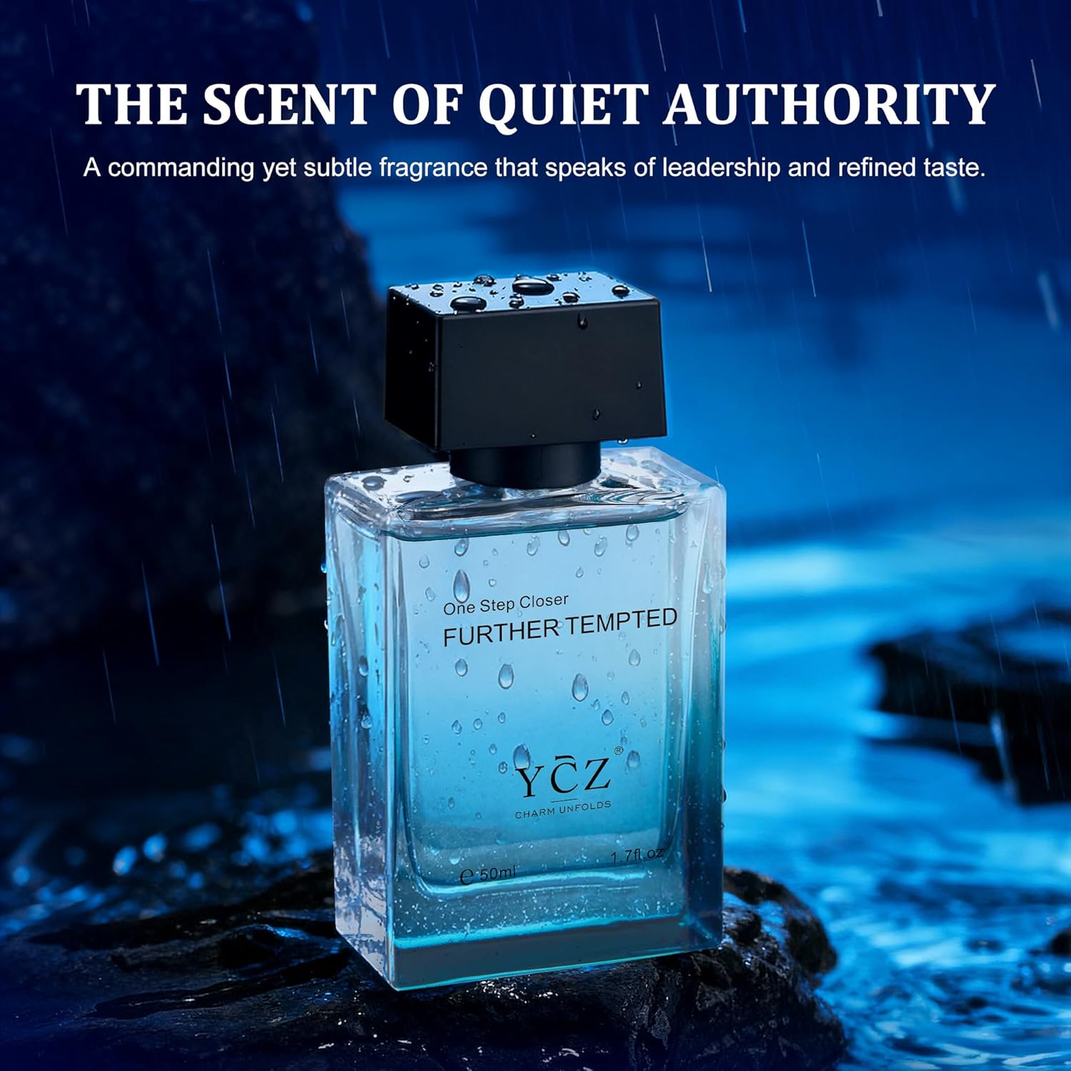 Ycz Men's Blue Wood Shadow Perfume - Long Lasting Eau De Parfum Cologne, 1.7 oz | Ideal Gift for Any Occasion