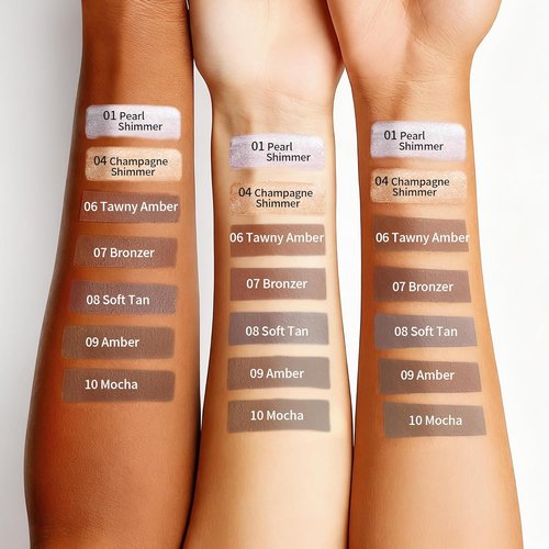 Skiennix Cream Contour Stick - Cool Toned Sculpting Makeup for Natural Definition | Long-Lasting & Buildable (09 Amber)