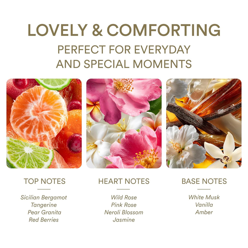 The Heart Company Love In A Bottle - Floral & Sweet Vegan Perfume for Women | Eco-Friendly Eau de Parfum - 75ml