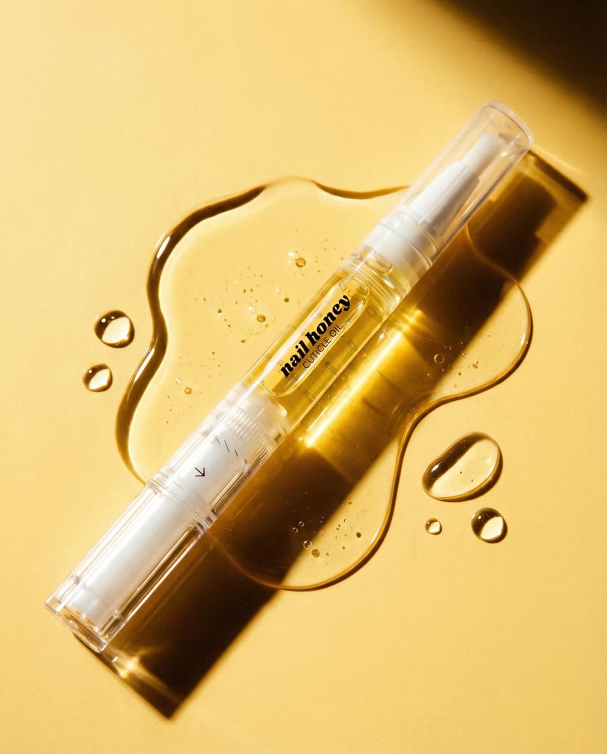 Twinkled T Nail Honey Cuticle Oil Pen - Organic Nail Growth Treatment for Dry Cuticles & Brittle Nails | 2ml Pen