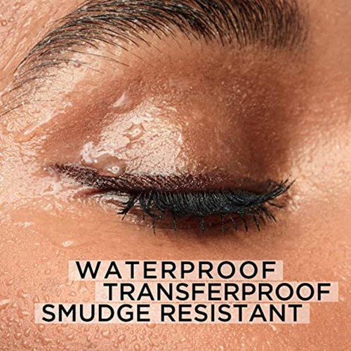 L'Oreal Paris Infallible Grip Gel Eyeliner Pencil - Waterproof, Smudge-Resistant, 36HR Wear, Brown Denim, 0.01 Oz