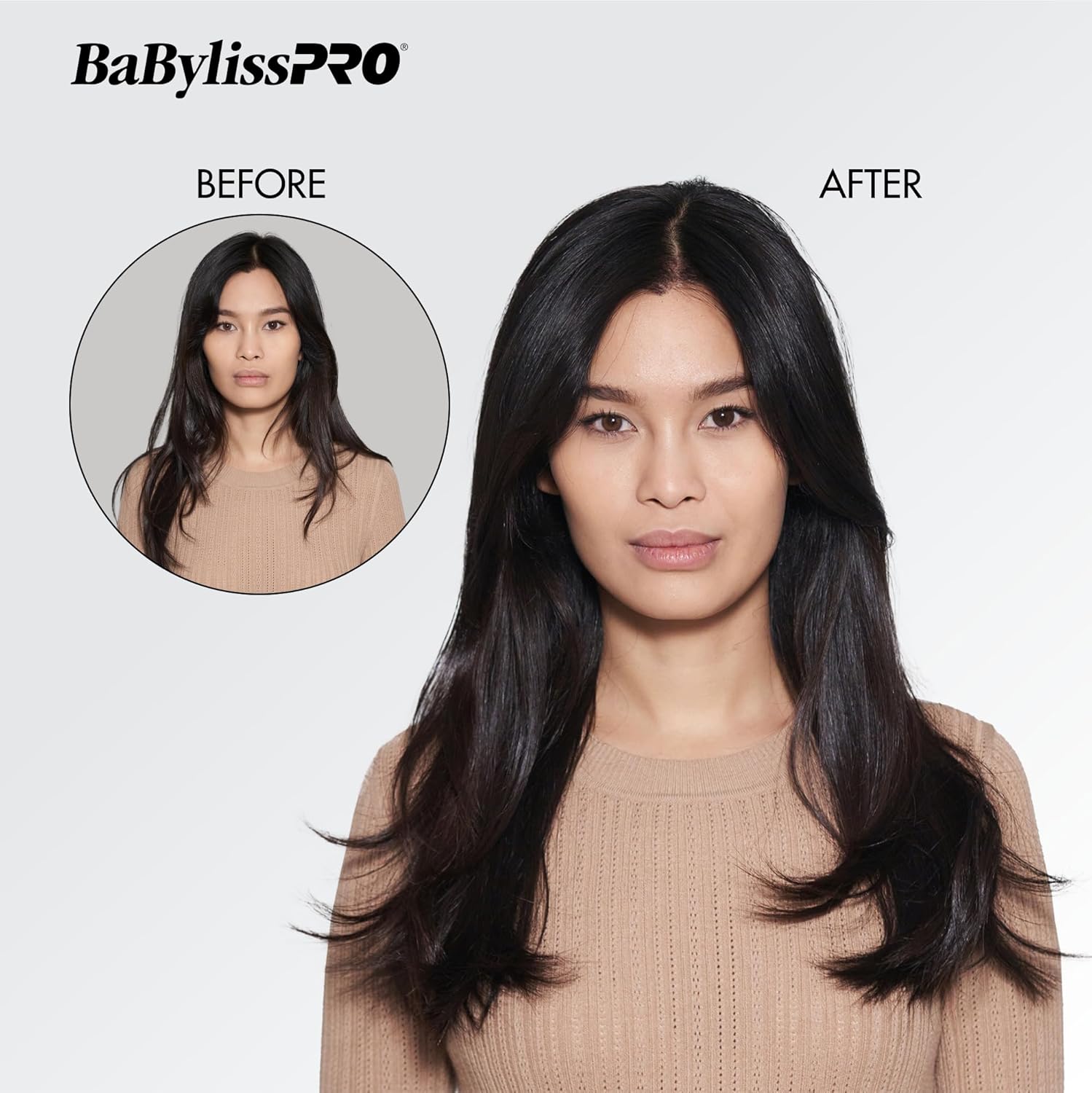 BaBylissPRO Porcelain Ceramic 2800 Hair Dryer - Fast Drying, Sleek Design, Lightweight