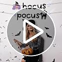 Hocus Pocus Banner - Halloween Party Decorations - Witch & Black Cat Wall Decor - Variation of THIS Listing