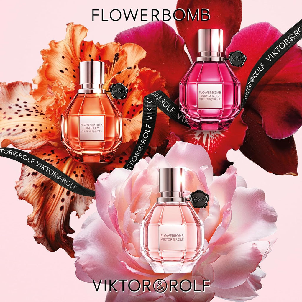 Viktor&Rolf - Flowerbomb & Tigerlily Eau de Parfum Bundle - Women's Fragrance Set, 3.4 Fl Oz Each