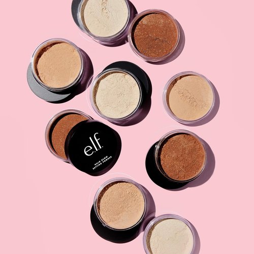 e.l.f. Halo Glow Setting Powder - Silky Finish for Soft Glow, Smooths Pores & Lines | Deep, Vegan & Cruelty-Free