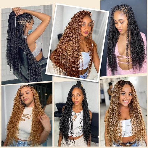 Braiding Hair Ubinica 27# Honey Blonde Deep Wave Bulk Human Hair for Braiding 2 Bundles Total 100g 16 Inch Deep Wave Bulk Braiding Hair for Boho Braids