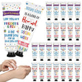 Loopeer 24 Pcs Social Worker Appreciation Gifts Bulk Hand Cream Set Social Work Month Gifts Travel Size Double Sided Hand Lotion for Women Men Dry Cracked Hands