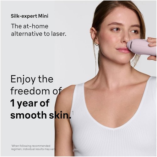 Braun Silk·Expert Mini IPL Hair Removal Device - Permanent At-Home Laser Hair Reduction for All Skin Types | IPL1111