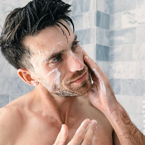 Brickell Men's Products Anti-Aging Gel Facial Cleanser & Moisturizer | Men's Skincare Gift Set