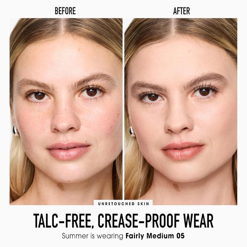 bareMinerals Original Pressed Powder Foundation - Talc-Free, SPF 15, Luminous Finish, Vegan, Clean Beauty