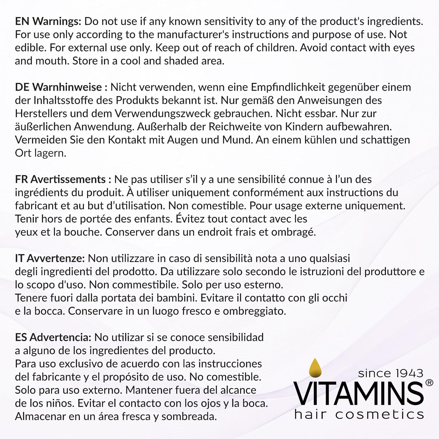 VITAMINS Keratin Purple Hair Mask - Deep Conditioner for Blonde, Silver, Gray & Brown Hair