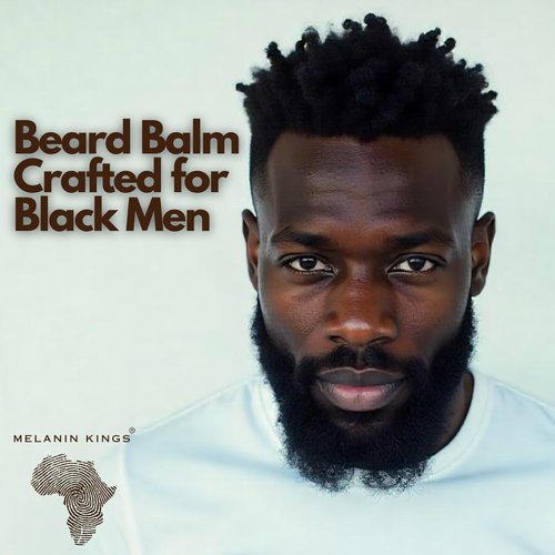 Melanin Kings Beard Balm for Black Men | 3 oz | Ancient African Ingredients | Specialized formula for black men s Kenyan Sandalwood Scent