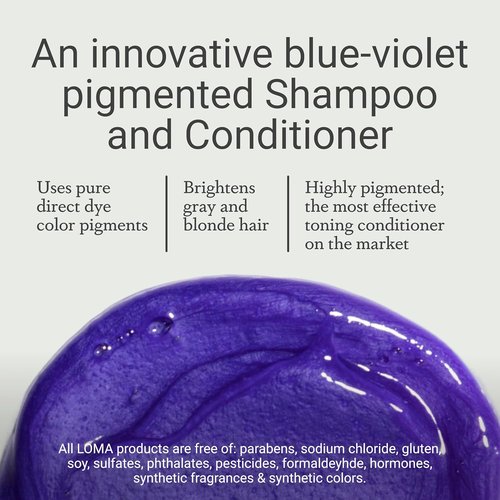 Loma Hair Care Violet Duo - Nourishing Shampoo & Conditioner Set for Vibrant Color