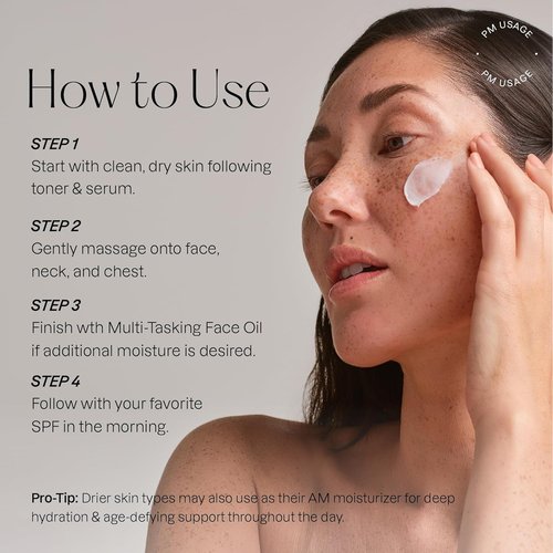 Karuna Night Cream - Anti-Wrinkle Moisturizer with Magnolia, Peptides & Hyaluronic Acid | 50 ml