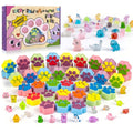 Bath Bombs for Kids with Surprise Inside, 40 Large Number Pack Paw Shape Bath Bombs Gift Set, Natural Organic Kids Bubble Bath Fizzy for Girls Boys with Bath Toys Inside