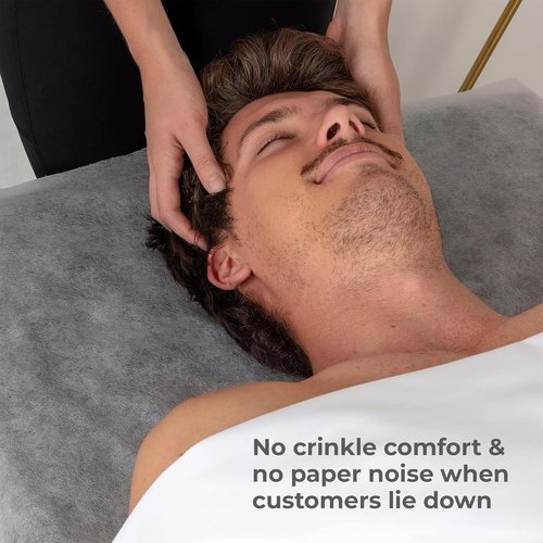 Disposable Massage Bed Cover | 60 Non-Woven Sheets - Ideal for Spa, Tattoo & Waxing - 31.5 x 71 Inches