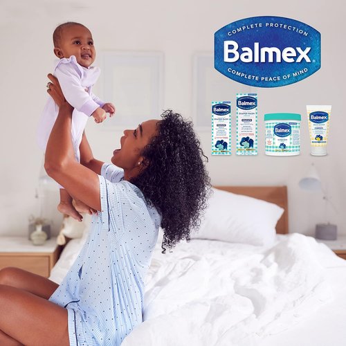 Balmex Complete Protection Baby Diaper Rash Cream - Zinc Oxide & Soothing Botanicals, 4 Oz