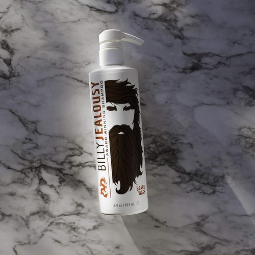 Billy Jealousy Beard Wash - Smooth & Manageable Facial Hair Care with Aloe & Green Tea Extract