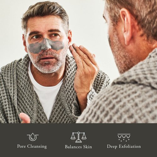 Caldera + Lab The Deep | Men's Organic Hydrating Clay Face Mask – Vegan, Natural & Antioxidant Skincare for All Skin Types