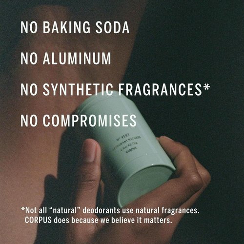 CORPUS Natural Deodorant Stick - Sensitive Skin Formula | Aluminum & Baking Soda Free | Unisex, Non-Toxic, USA Made