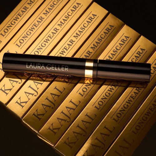 Laura Geller Kajal Longwear Mascara - Black - Volumizing & Lengthening Formula | Smudge-Proof & Flake-Proof