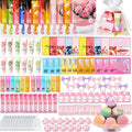 144 PCS Spa Party Supplies for Women Spa Party Favors Include Face and Lip Masks,Hand Cream,Under Eye Patches,Foot Bath Bombs and Hairband,Bulk Birthday Sleepover Party Supplies for Women