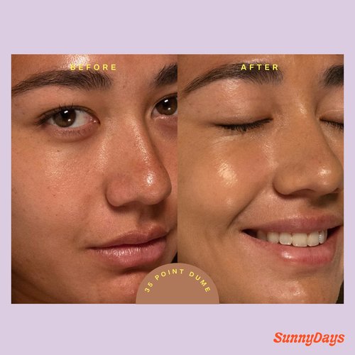 Tower 28 SunnyDays SPF 30 Tinted Moisturizer - 2-in-1 Buildable Coverage Foundation + Mineral Sunscreen for Face - Zinc Oxide, Aloe & Prickly Pear for Sensitive Skin - 35 Medium/Neutral (1 oz)