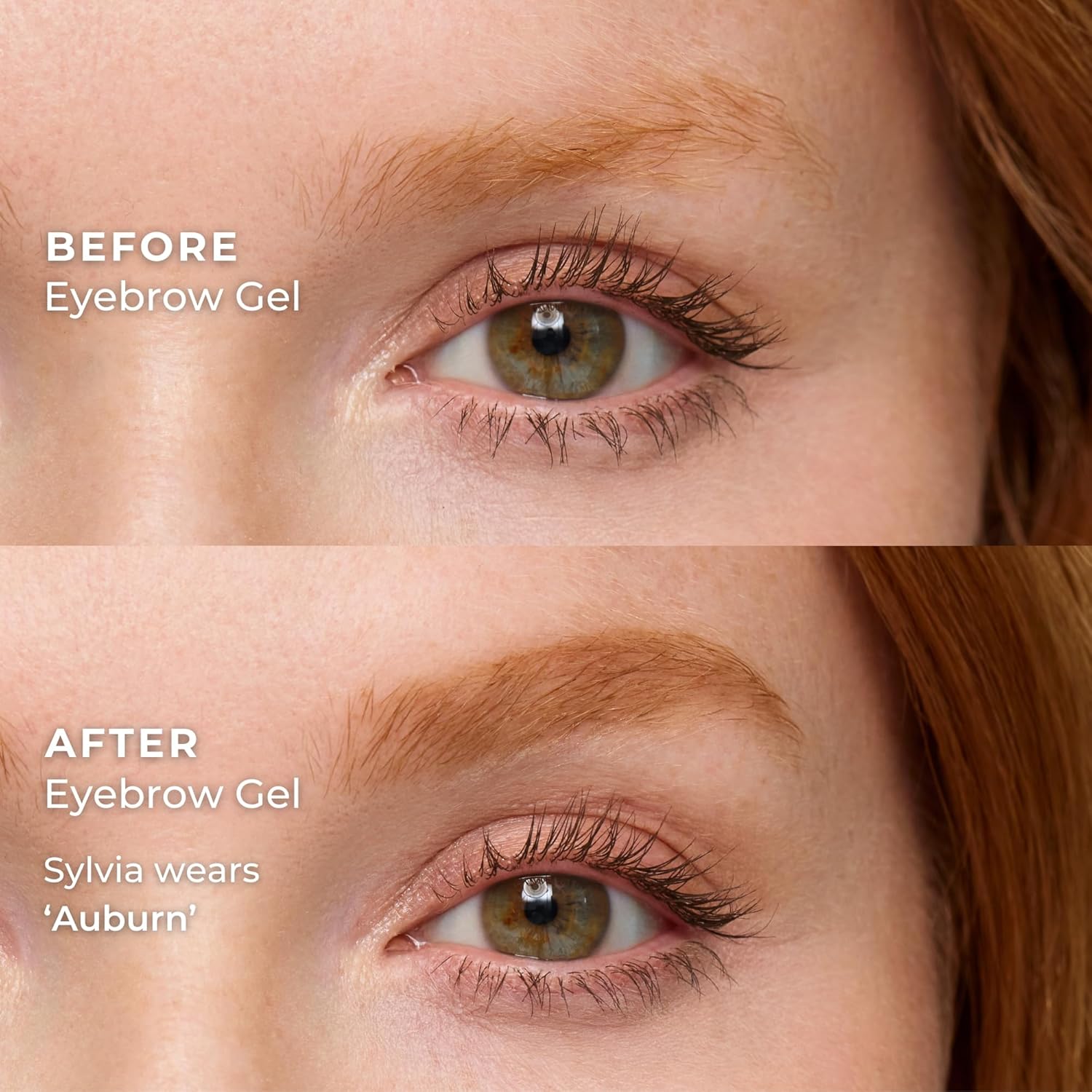 WUNDERBROW Eyebrow Gel - Waterproof & Smudgeproof Formula | Long Lasting Auburn Shade, Vegan & Cruelty-Free