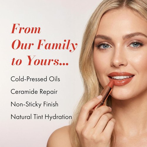 Skiennix Tinted Lip Balm - Hydrating Lip Tint with Cold-Pressed Oils & 10% Squalane - Natural Color for Soft, Moisturized Lips