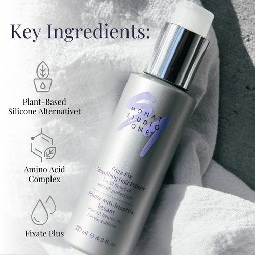 MONAT Studio One™ Frizz-Fix Leave-In Smoothing Hair Primer – Extended Style Duration – Easy Application – Daily Use – Color-Safe – Lightweight Formula