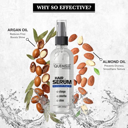 Keratin Shampoo and Conditioner Set - Nourishing Serum for Dry & Frizzy Hair | Sulfate-Free, Argan Oil Enriched | 16.9 fl. oz