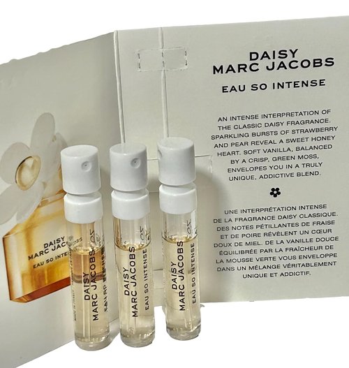 Marc Jacobs Daisy Eau So Intense Women’s Perfume Spray - Set of 3 | 1.2 ml / 0.04 oz Each