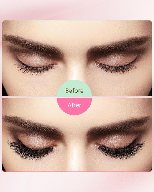 NAGARAKU Easy Fan Eyelash Extensions Volume Lash 0.03 CC Curl 8-15mm Mix Tray Rapid Blooming Faux Mink Cluster Easy Fanning Pestañas Soft Natural Lashes Supplies for Beginners & Professional Salon