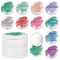 Kigley 50 Pcs Employee Appreciation Gift for Women Inspirational Compact Mirrors Bulk Round Portable Pocket Mirror Makeup Mini Mirrors for Teacher Coworker Volunteer Nurse Women History Month