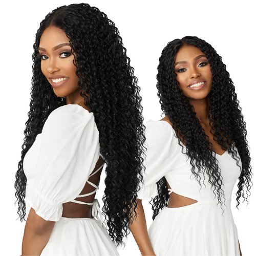 Sensationnel Dashly Wig - Unit 33 Non Lace Cap Ready to Wear Ear to Ear Lacepart Synthetic (1 JETBLACK)