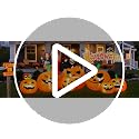 8FT Halloween Inflatable Pumpkin with Cat & LED Lights - Outdoor Yard Decoration - Variation of This Listing