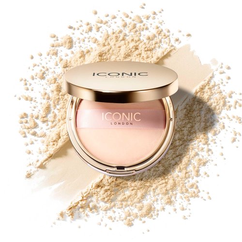 ICONIC LONDON Velvet Blur Translucent Setting Powder | Velvet Finish, Hydrating Loose Powder with Hyaluronic Acid Spheres | Cruelty-Free, Vegan Makeup