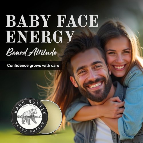 Tuscan Cooper's Beard Butter - Moisturizing Balm for All Hair Types | 4oz Unscented Hydration & Conditioning