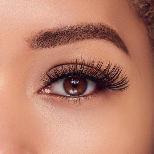 BeBlinky False Eyelashes, Lash Extension Kit 07, 9mm-16mm, Narrow Band, Easy to Apply and Remove, No Damage to Natural Eyelashes, 120 Lash Clusters - Wispy