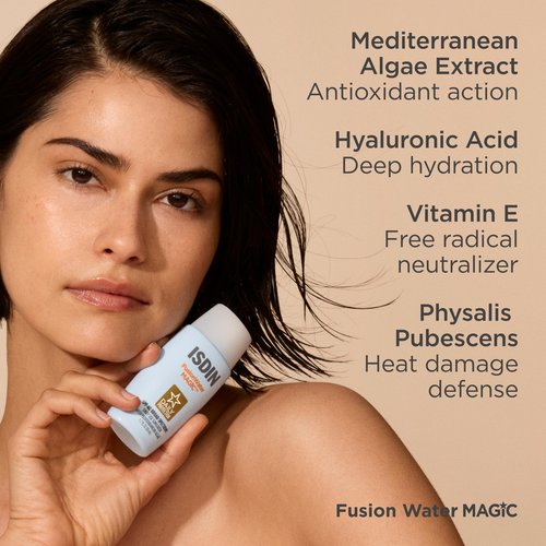 Fusion Water MAGIC, Ultralight Broad Spectrum SPF 40 Sunscreen with Hyaluronic Acid and Vitamin E, 50ml