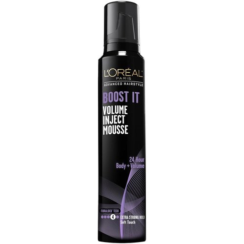 L'Oreal Paris Volume Inject Mousse - Advanced Hairstyle Boost for Full, Luscious Hair