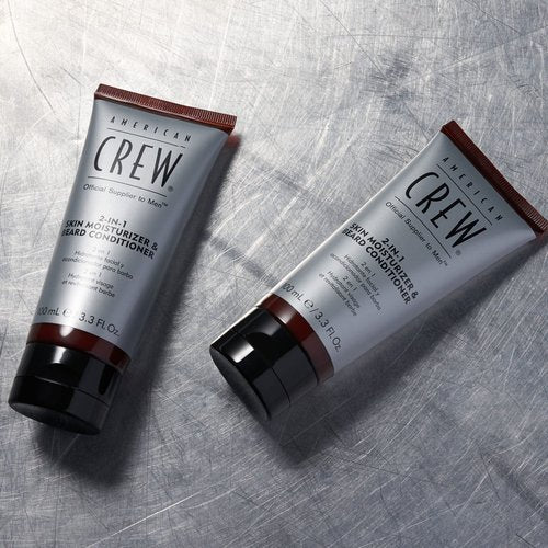 American Crew Skin Moisturizer and Beard Conditioner for Men, 2-in-1, 3.3 Fl Oz
