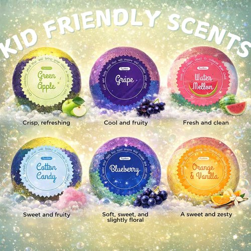 EvolutionUSA 6pc Epic Superhero Bath Bombs for Kids – Childrens Super Hero Bath Bombs with Toy, Organic Bathbomb with Surprise, Fizzy Superhero Bath Balls, Lush Bathbombs Easter, Valentines, Birthday