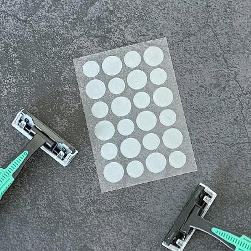 NICK FIX Shaving Patch Gifts for Men, Stocking Stuffer & Christmas Gift Idea, Holiday Shaving & Beard Care Kit, Travel Grooming Gift for Dad, Husband or Him, Styptic Pencil Alternative