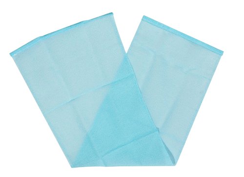 Salux Bath Towel Blue Peach Green 3 Count Pack